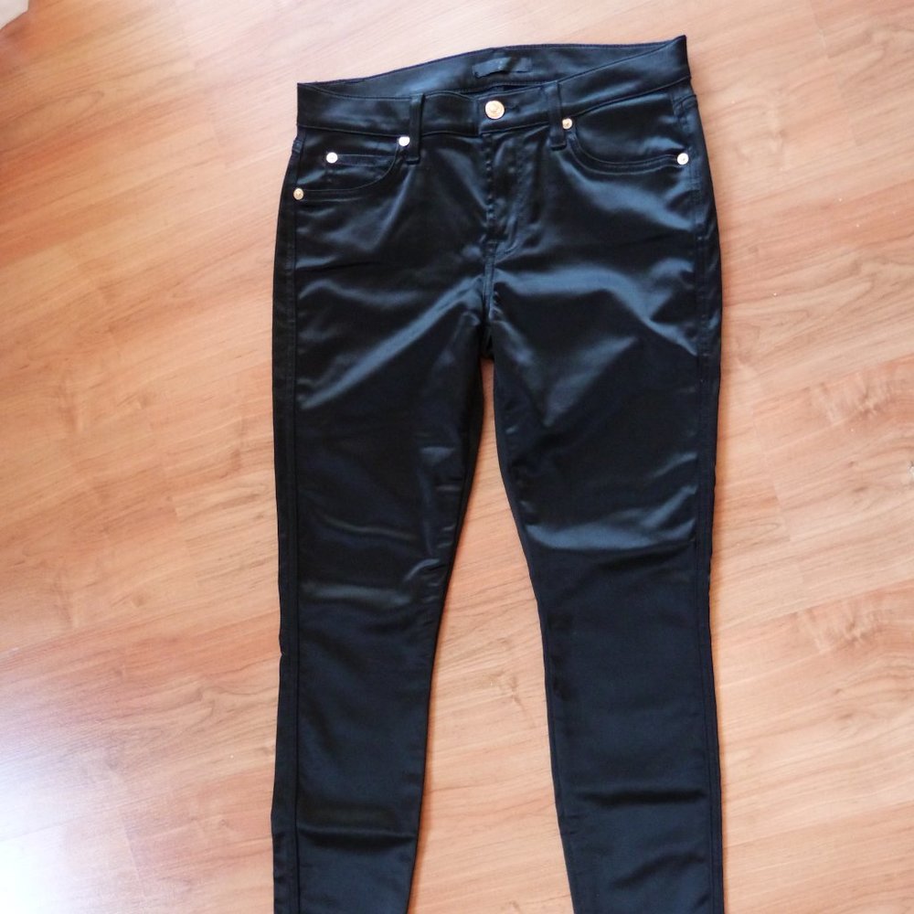 7 For All Mankind Skinny Satin Pants
